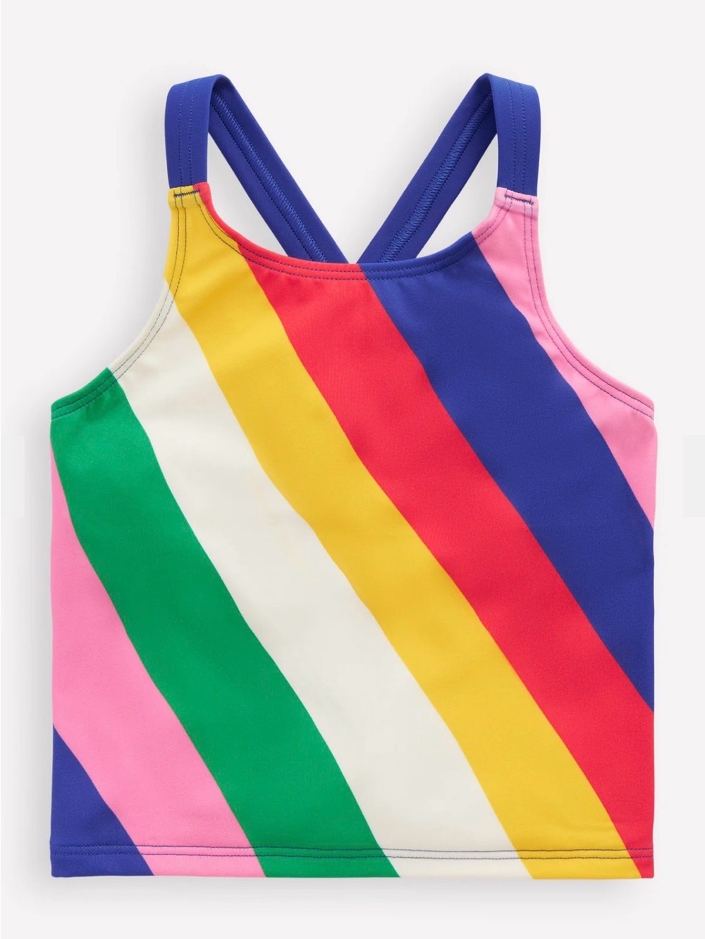 Mini Boden Muli Rainbow Swirl Sun-Safe Swim Set - Pink, Green, Blue, Yellow
